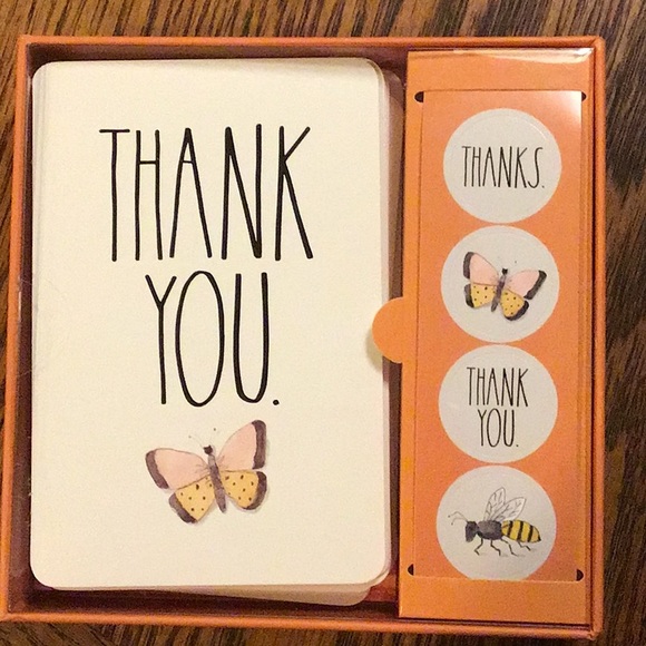 Rae Dunn Other - Rae Dunn Thank You note cards